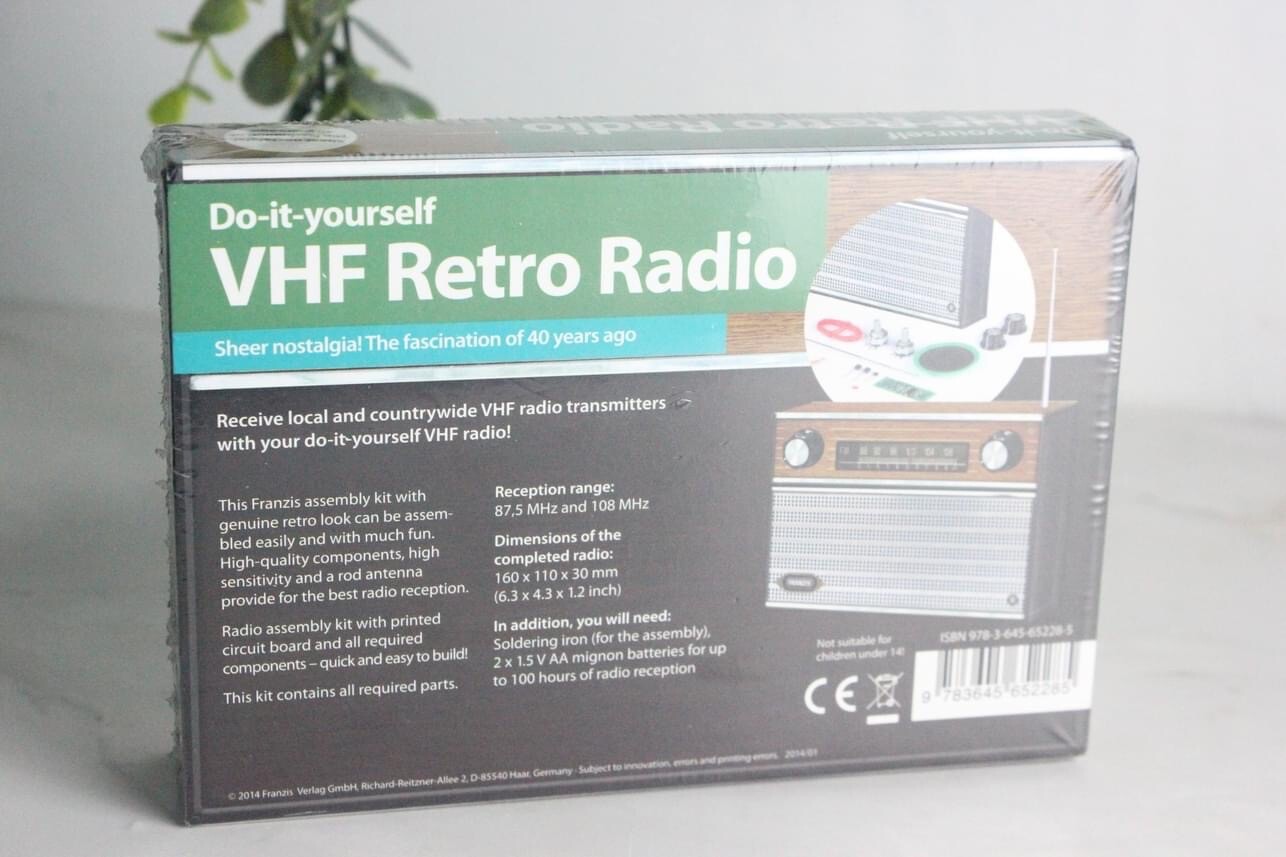Do It Yourself FM Retro Radio Kit & Manual By Franzis Verlag GmBH eBay