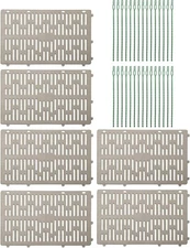 ( 6 PACK) SALT & YAMS Heavy-Duty Tree Trunk Protectors and Multipurpose Zip Ties