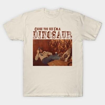 Dinosaur Hank Williams Jr Bocephus Western Southern Retro T-Shirt