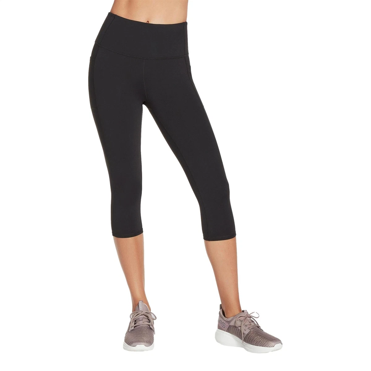 Skechers Women's Go Walk 3/4 Leggings - Black