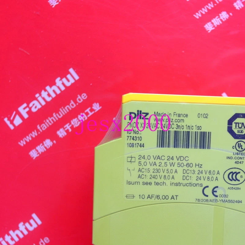 1PC NEW pilz relay PNOZ X3 24VAC 24VDC 3n/o 1n/c 774310 - Image 2 of 4