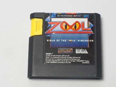 SEGA MEGA DRIVE SPIEL *ZOOL - NINJA OF THE N'TH DIMENSION* MEGADRIVE MD