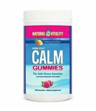 Natural Vitality Raspberry&Lemon Anti-Stress Gummies - 240 Pieces