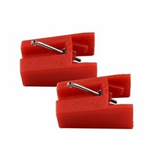 ION ICT04RS LP2CD Record Player Stylus Turntable Replacement 2 Pk Red New