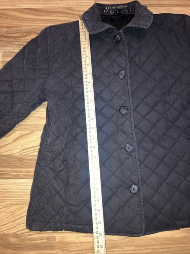 Giacca trapuntata donna Ralph Lauren etichetta nera nera grande - Foto 5 di 6