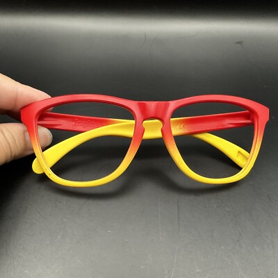 Oakley Frogskin Red/Yellow Fade Frame Team China RARE | eBay