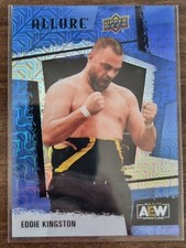 2022 AEW Eddie Kingston BLUE /35 ALLURE Trading Card Upper Deck Mint #85744