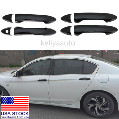 #ad For 2013 2017 Honda Accord Sedan Accessories Exterior Door Handle Cover Trim $21.99
