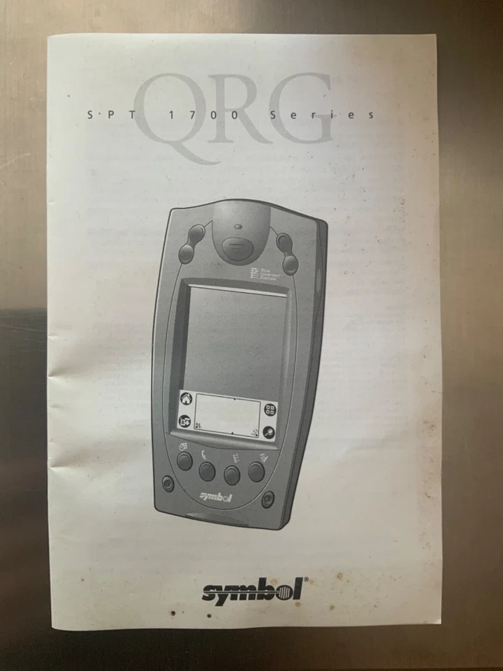 Symbol SPT1700 Palm OS barcode scanner PDA organiser PIM and extra batteries - Image 3 of 4