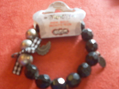 Armband ''Fancy!'' mit schwarzer Schleife von Rebella (Copenrath Verlag/Neu) (LA2)