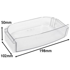 STOVES BELLING NEW WORLD Fridge Door Tray Shelf Half 198 x 50 x 102mm