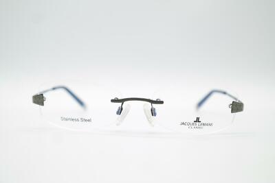 Jacques Lemans JAC2501 Schwarz Grau Randlos Brille Brillengestell eyeglasses Neu
