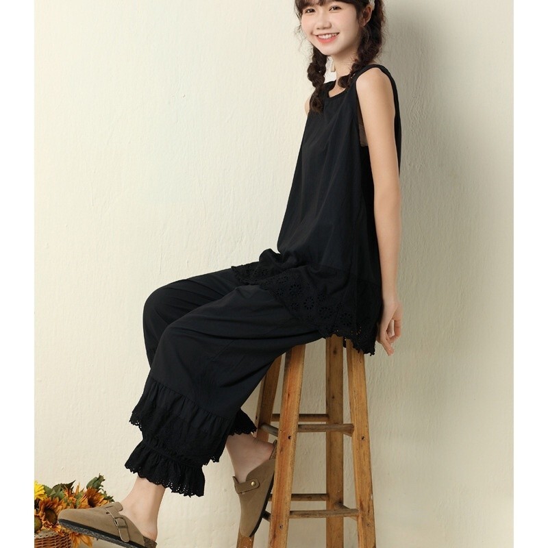 Mori Girl Straight Leg Pants main image 1