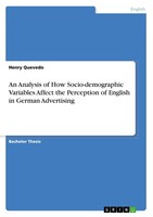 An Analysis Of How Socio-Demographic Variables Affect The Perception Of English