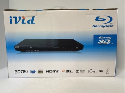 iVid BD780 Blu-ray Disc Player 1080p HDMI W/ Remote Brand New In Box Full HD DVD