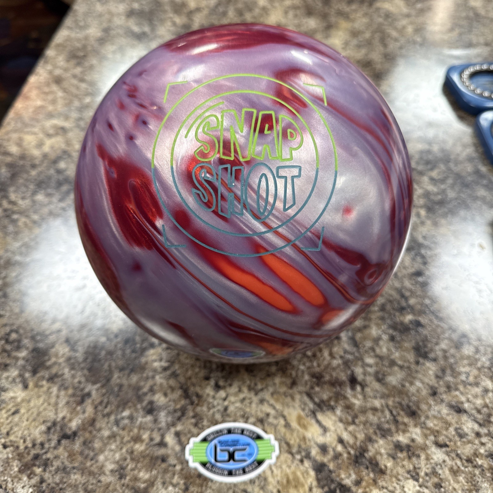 15lb Radical Snapshot Orange/Scarlet/Silver Bowling Ball NEW
