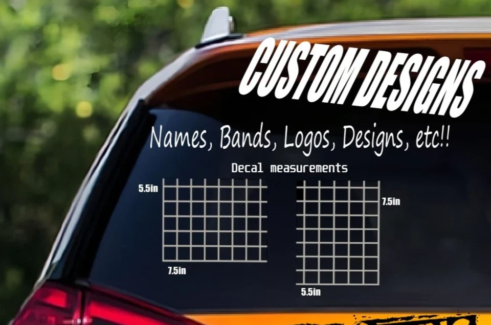 Adesivo de vinil personalizado banda, logotipo, imagem - Imagem 2 de 4