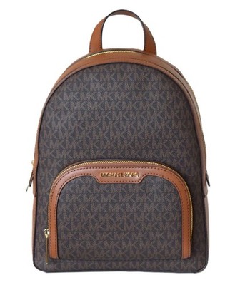 Michael Kors women's backpack bag bag Jaycee MD ZIP PKT backpack brown New