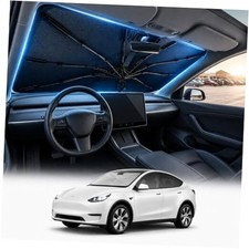  2026 Upgraded DooGooCoo Windshield Sun For Tesla Model Y  Model 3 2017-2026