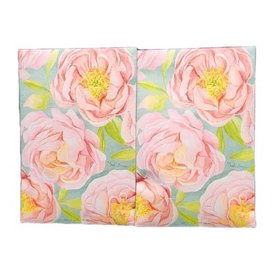 Peony Blossoms Pink Floral Fresh Scents Sachet Willowbrook lot 2 large singles 