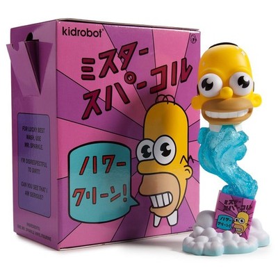 HOMER SIMPSONS 7'' MR SPARKLE DESIGNER VINYL FIGURE KIDROBOT