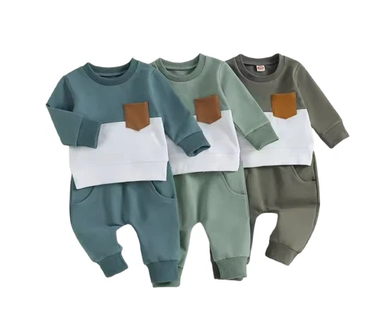 Baby Boy Assorted Clothes Winter Outfits Long Sleeve Contrast Color Pullover
Opens in a new window o
