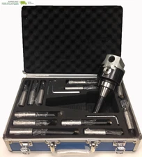 HHIP 1001-5940 R8 Head Boring Tool Set, 3", 3" Boring Head, R8 Shank