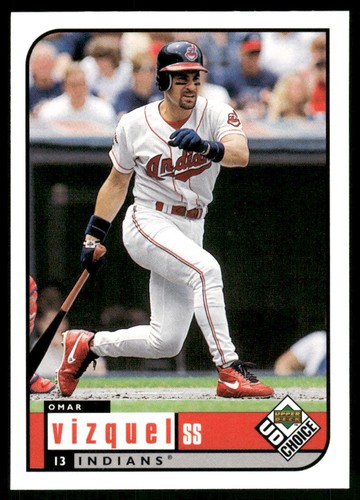 Maillot Baseball Vintage Cleveland Indians Omar Vizquel #13, Russell Athletic, Taille 48