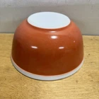 Vintage Pyrex Americana Fall Brown w/White 403 Rim Mixing Bowl 2.5 Quart