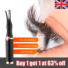NEW USB Rechargeable Electric Heated Eyelash Curler Long Lasting Makeup Tool UK