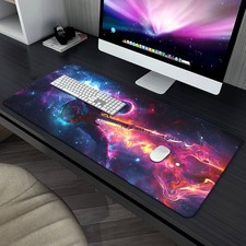 40 90cm Oversized Gaming Mouse Pad - Large Non-Slip Desk Mat with Starry Night S