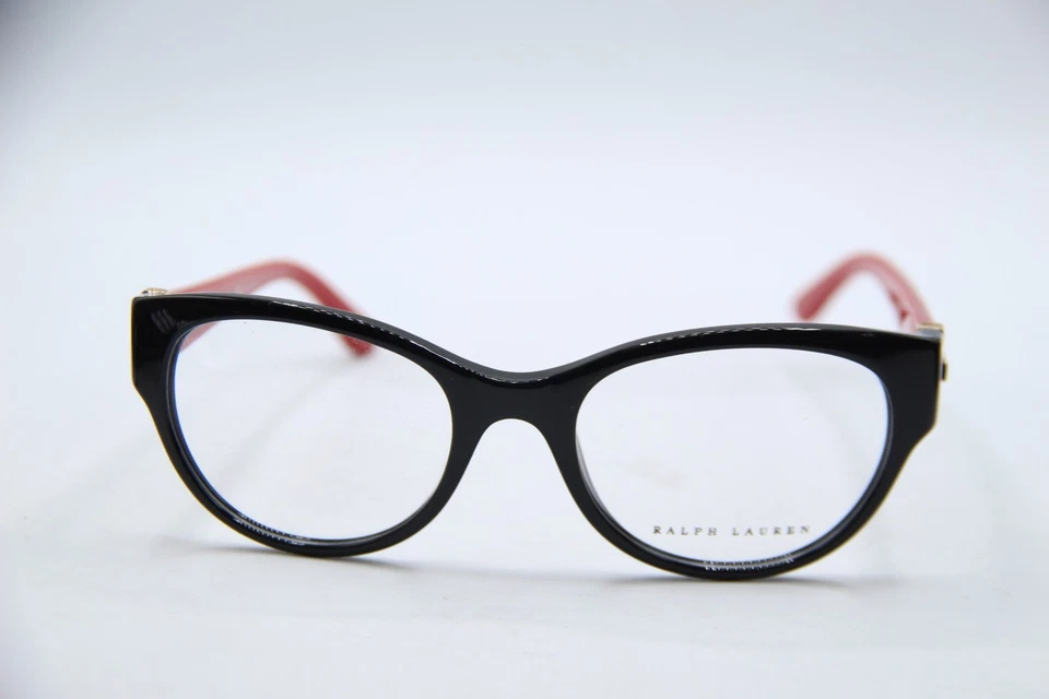 NUEVAS GAFAS RALPH LAUREN RL 6150 5001 NEGRO ROJO ORO MONTURAS AUTÉNTICAS 51-19 Foto 2 de 4