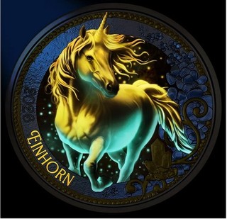 Österreich 3 Euro 2026 HGH Das EINHORN / UNICORN Fantastische Fabelwesen