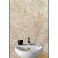Image of Travertine Metallic 1m x 2400mm x 10mm Shower Wall Panel, Easy To install Wall