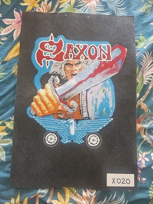 Saxon Prototype sample Tshirt Design. 1 Of 1  1979/80 Heavy Metal Band