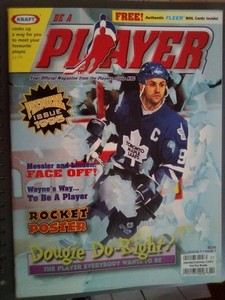 MINT,1994 Kraft, Be A Player Mag No. 1 Premiere Issue+Fleer cards!! Doug Gilmour