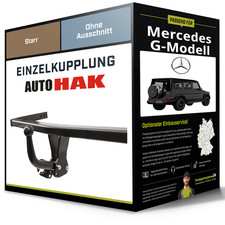 Starre Anhängerkupplung für MERCEDES G-Modell 89-18 Typ W461/463 Auto Hak NEU