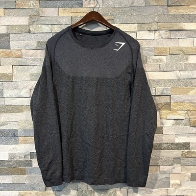 トップス  phantom seamless Rare RARE OG Gymshark Phantom Seamless Shirt David Laid Medium Grey