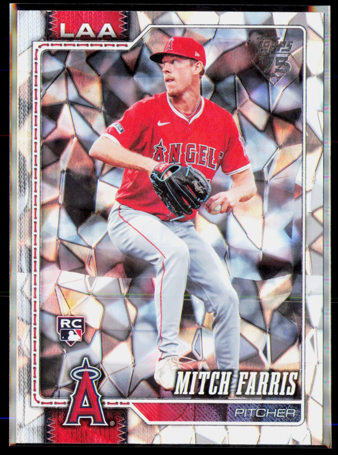 2026 Topps #609 Mitch Farris Diamante Foil