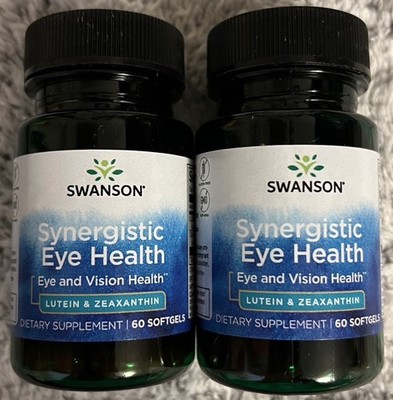 Swanson Synergistic Eye Health Lutein and Zeaxanthin 22 mg 2 X 60 Softgels