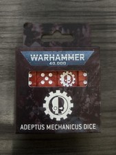 Warhammer 40K GW Official Admech Adeptus Mechanicus Dice (10th Edition) New