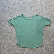 Prana Top Womens Size Small Green Dolman Short Sleeve Boxy Capsule Casual Basic