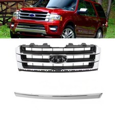 For 2015-2017 Ford Expedition Front Upper Grillelower Bumper Cover Molding Trim For 2015-2017 Ford Expedition Front Upper Grillelower Bumper Cover Molding Trim