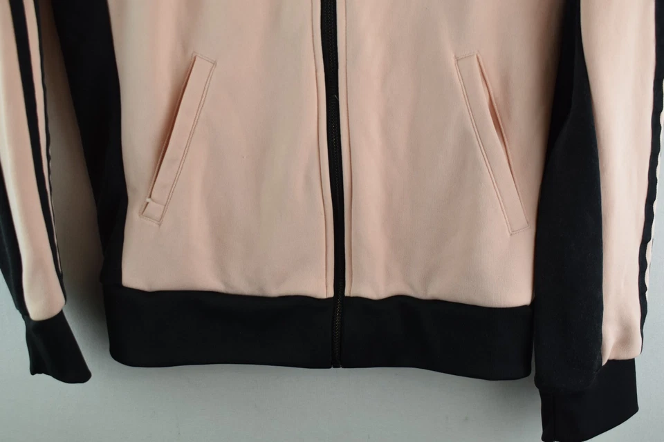 ADIDAS Pink Track Jacket size Uk 6 Womens Full Zip Casual Outdoors Outerwear - Image 3 of 4