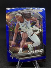 2025 Panini Prizm WNBA #33 Dana Evans Blue Velocity Prizms