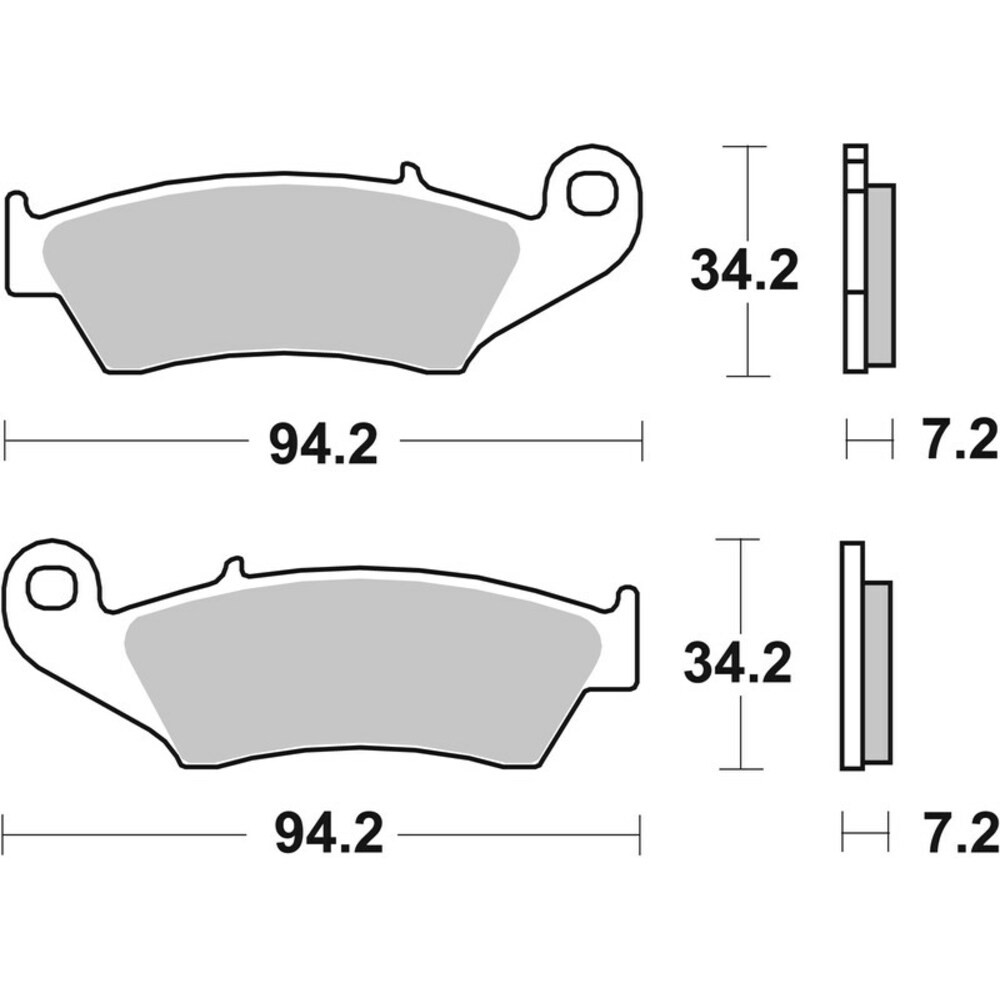 Brembo Sintered Brake Pads 07KA17LA For Motorcycle Parts Accessories