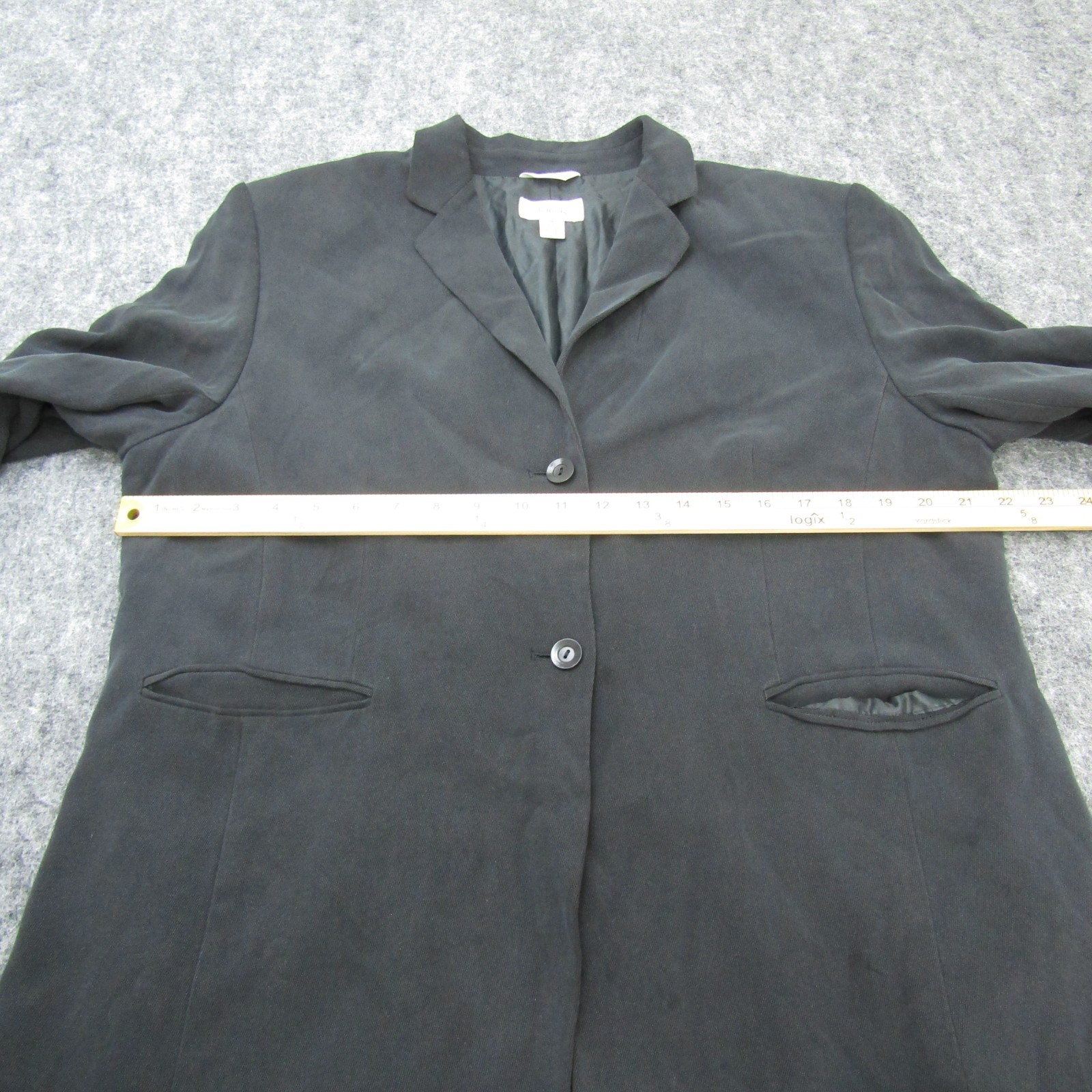 Talbots 2 Button Blazer Jacket Button Up Collared… - image 13