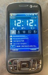 AT&T Windows Mobile Slider Smartphone Touchscreen Full QWERTY, Black/Silver