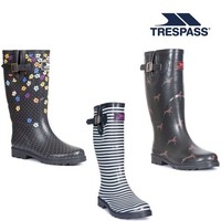 Trespass Womens Wellie Boots Wellington Boots Welly Boots Full Length Samira