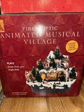 Fiber Optic Animated Musical Village